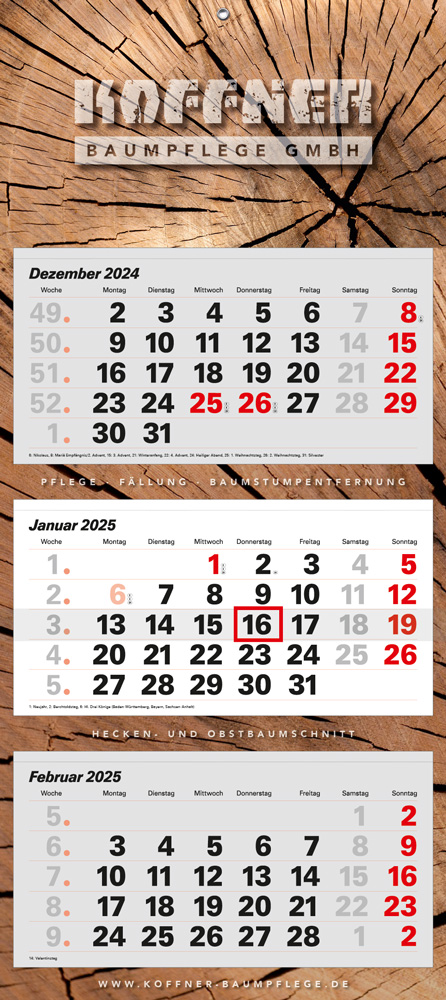 3-Monatskalender "Junior Deutsch 3M" 3-Monatskalender "Junior Deutsch 3M"
