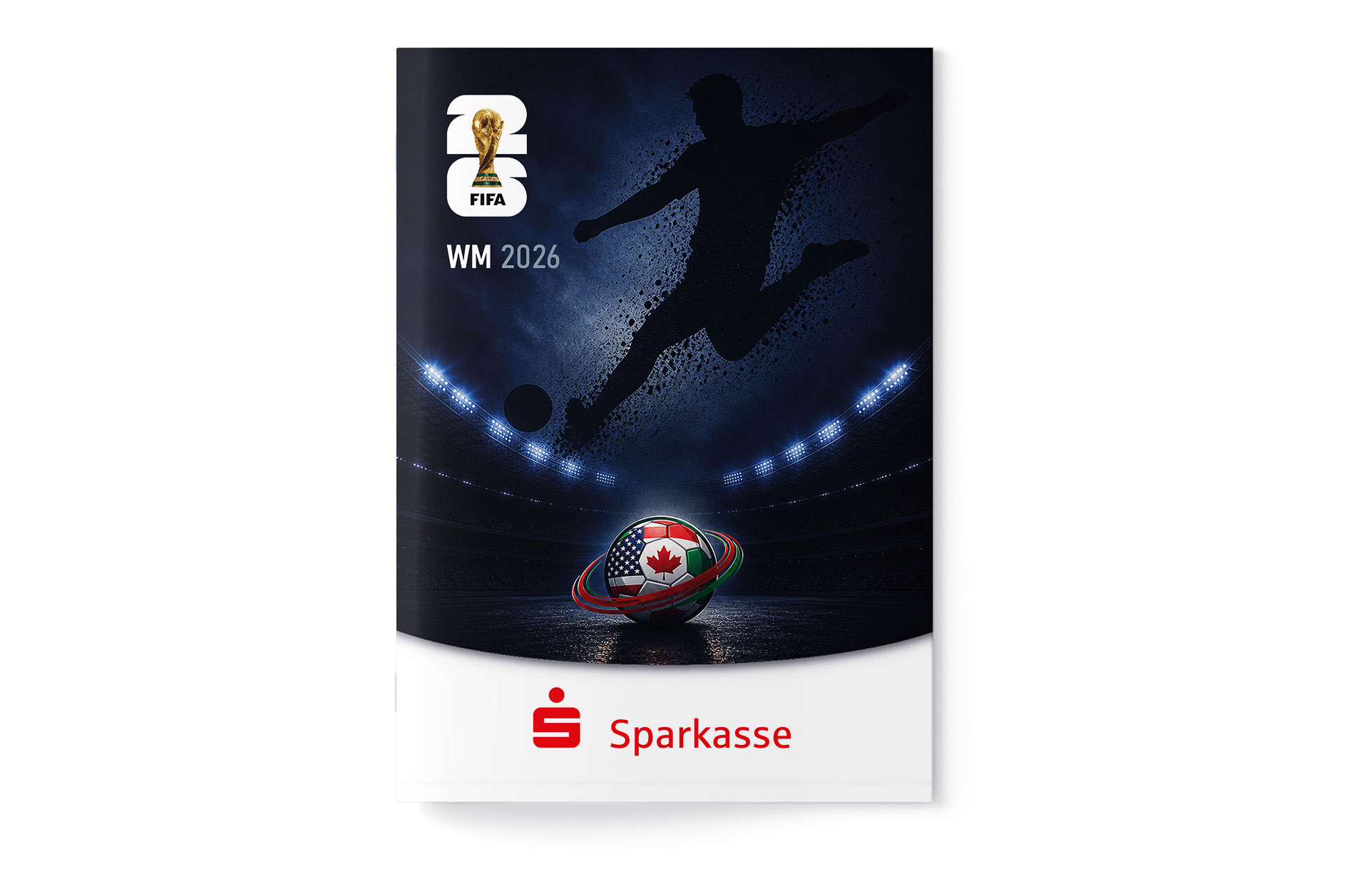 Fußball WM 2026 - Spielplan Broschüre Sparkasse