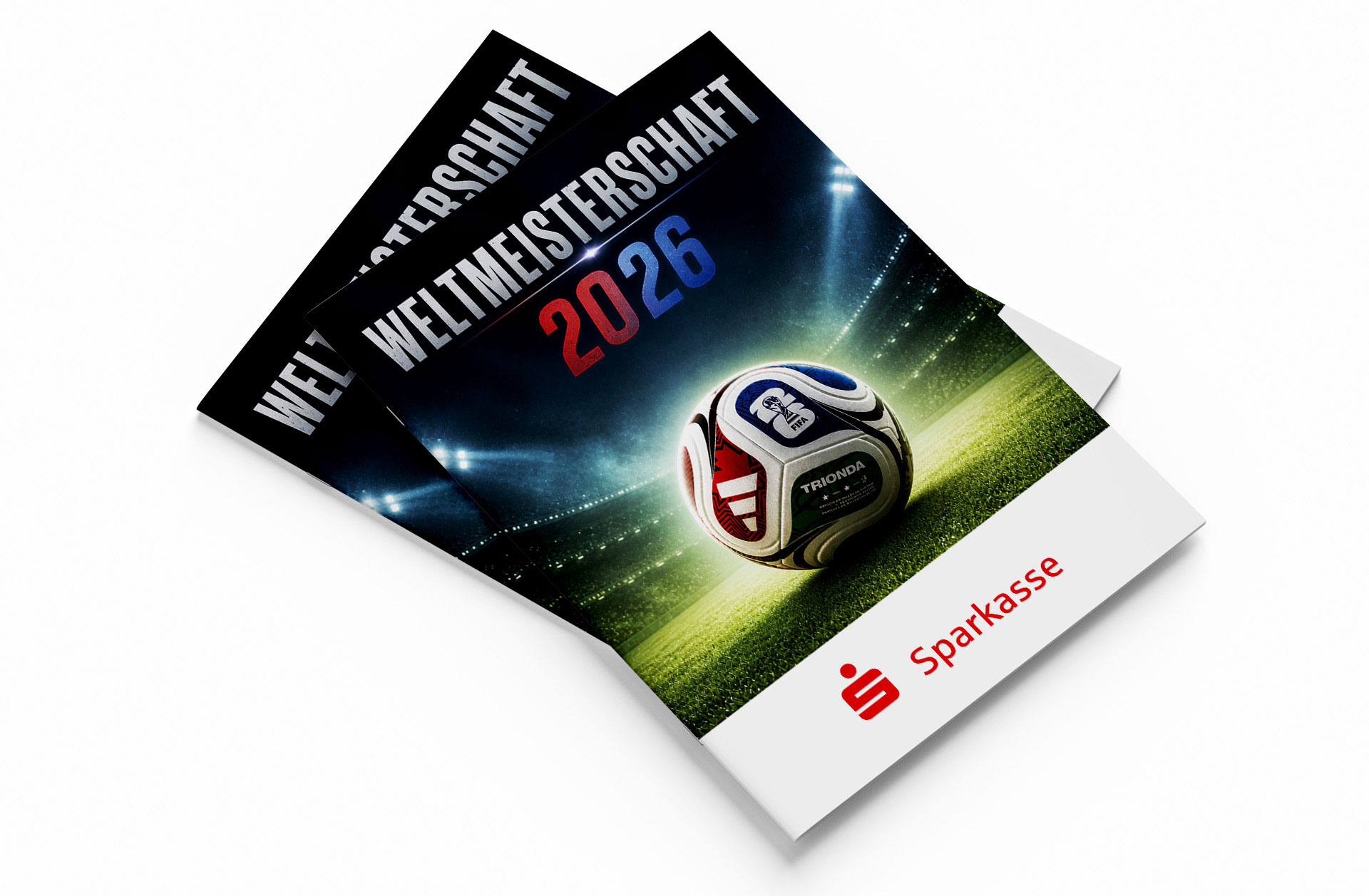 Fußball WM 2026 - Spielplan Broschüre Sparkasse