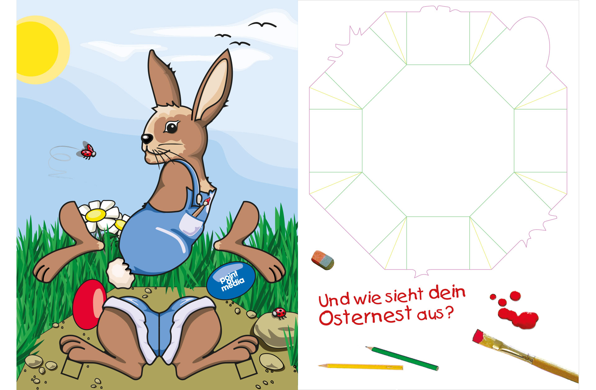 Osternest Rückseite