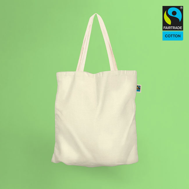 Bedruckte Baumwolltragetasche Fairtrade