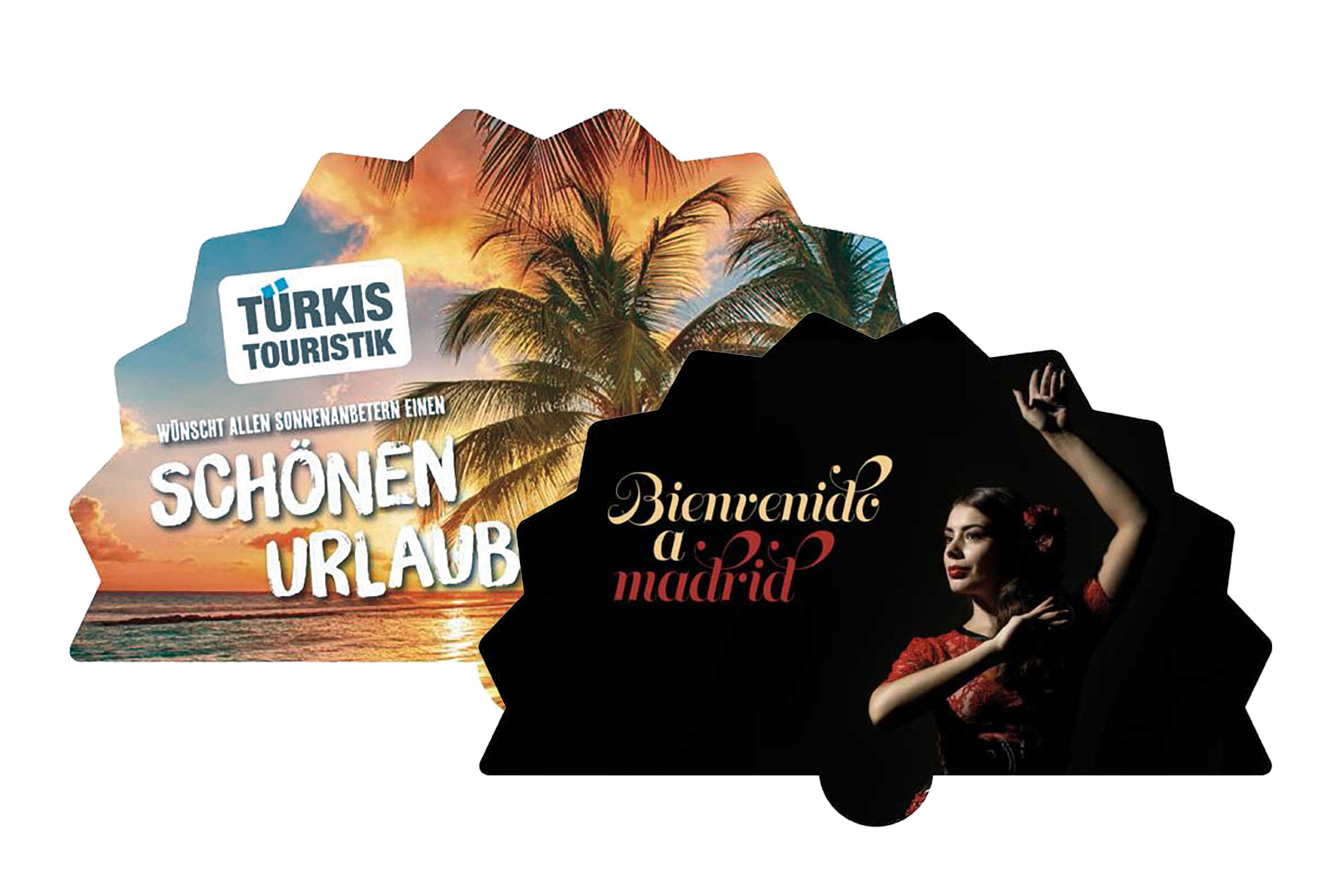 Plano Handfächer ohne Griff