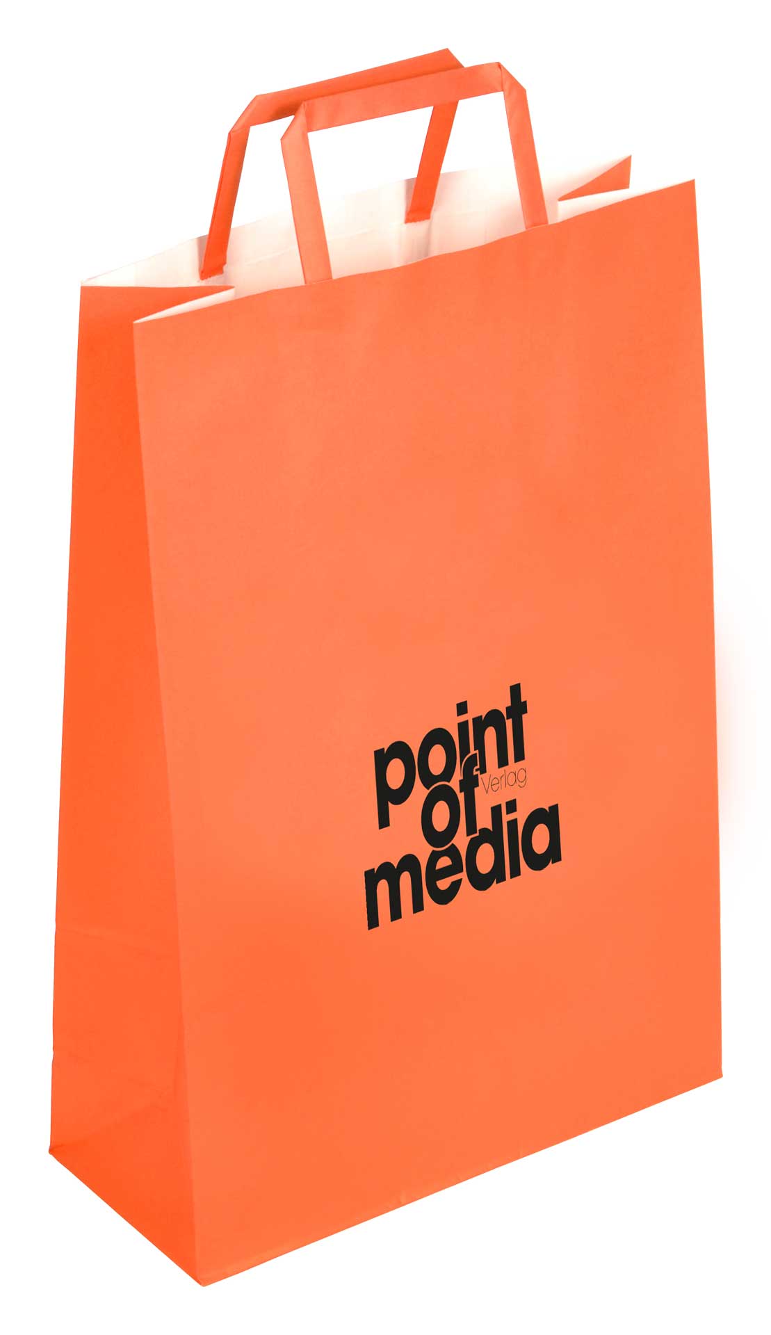Tragetasche Standard-Color orange mit Logo