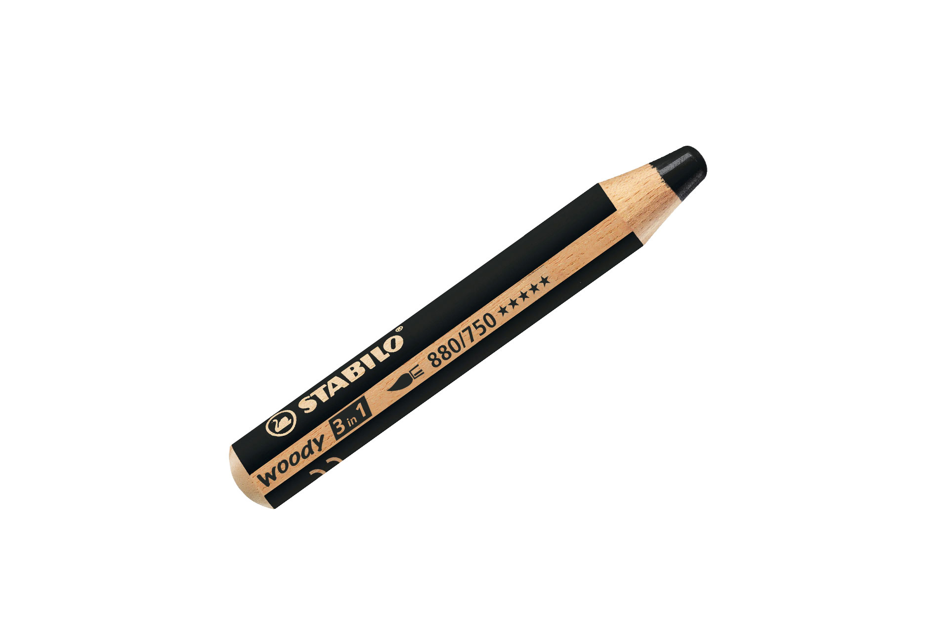 Buntstift Woody schwarz