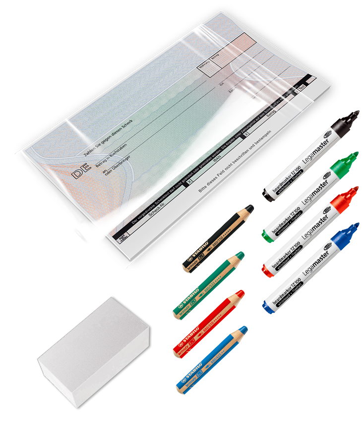 Bedruckte Spendenschecks Zubehör Bedruckte Spendenschecks Zubehör