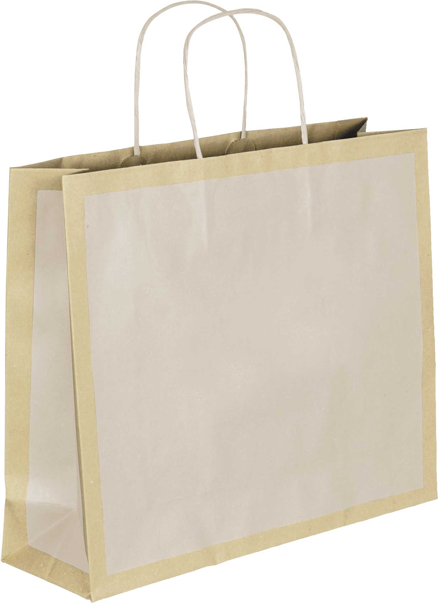 Tragetasche Papier Eco elfenbein