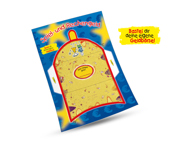 Spielgeld und Rechengeld Bastelbogen