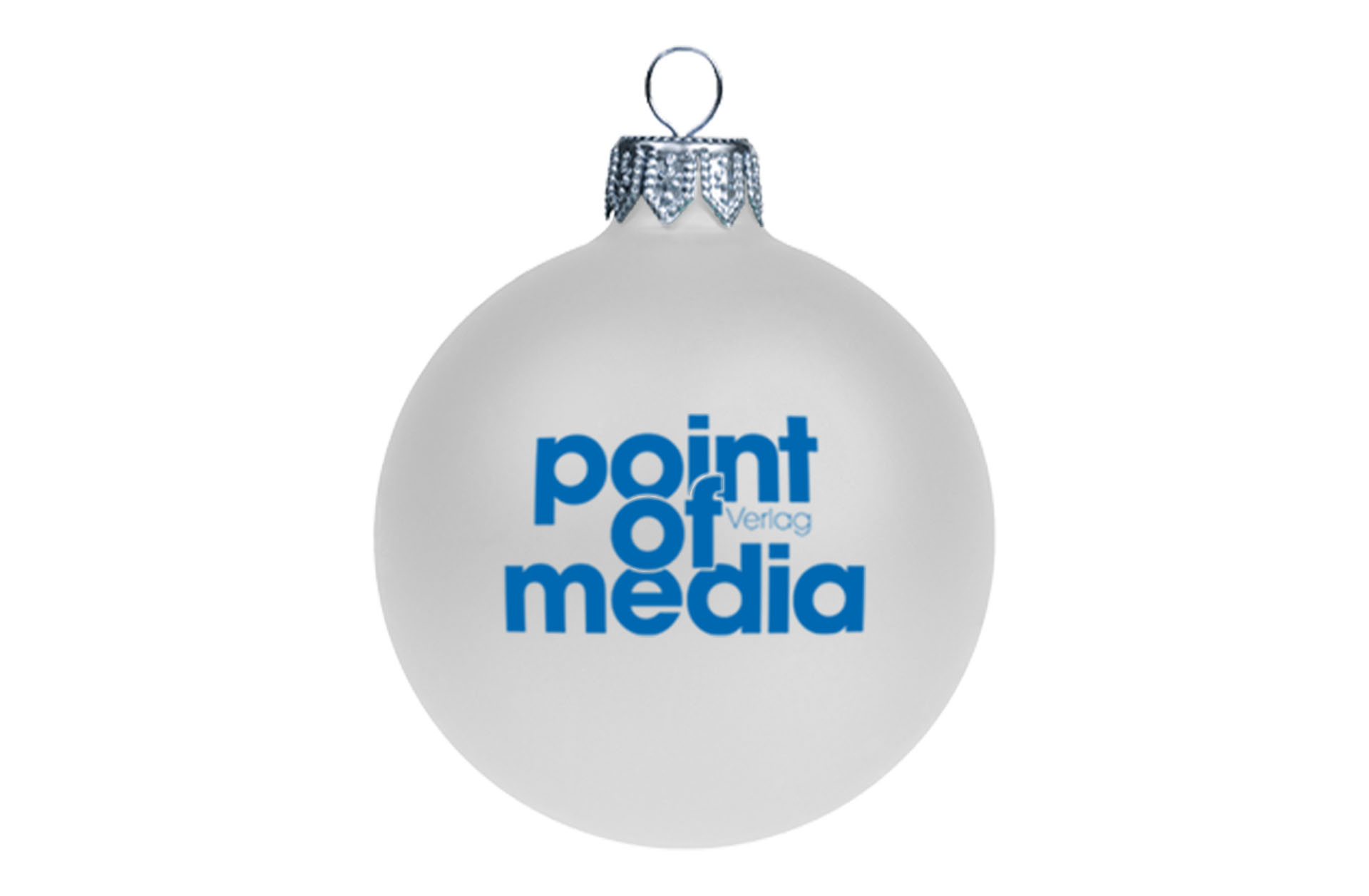 Bedruckte Weihnachtskugeln mit Logo | 1-seitig / 1-farbig