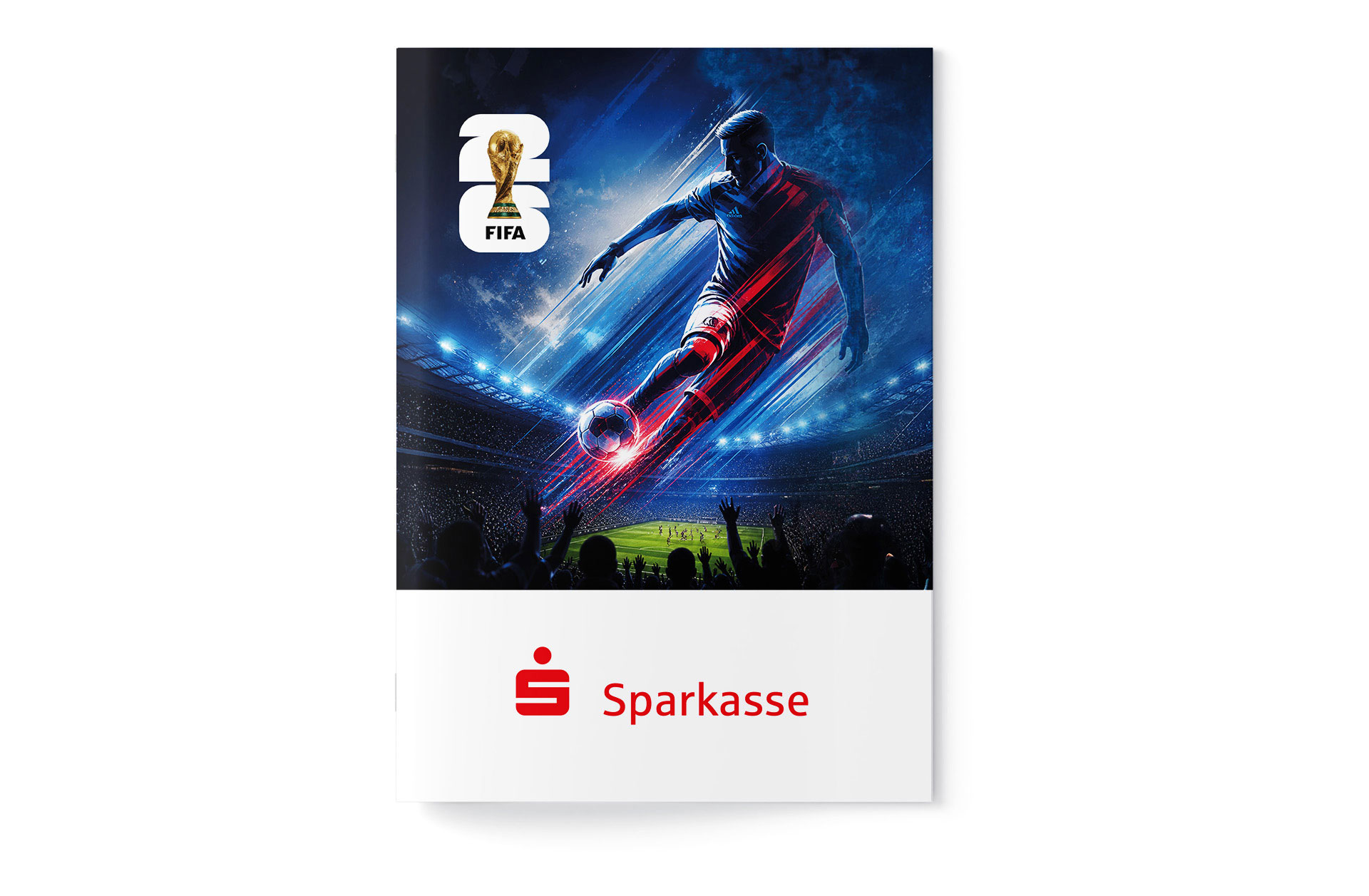Fußball WM 2026 - Spielplan Broschüre Sparkasse