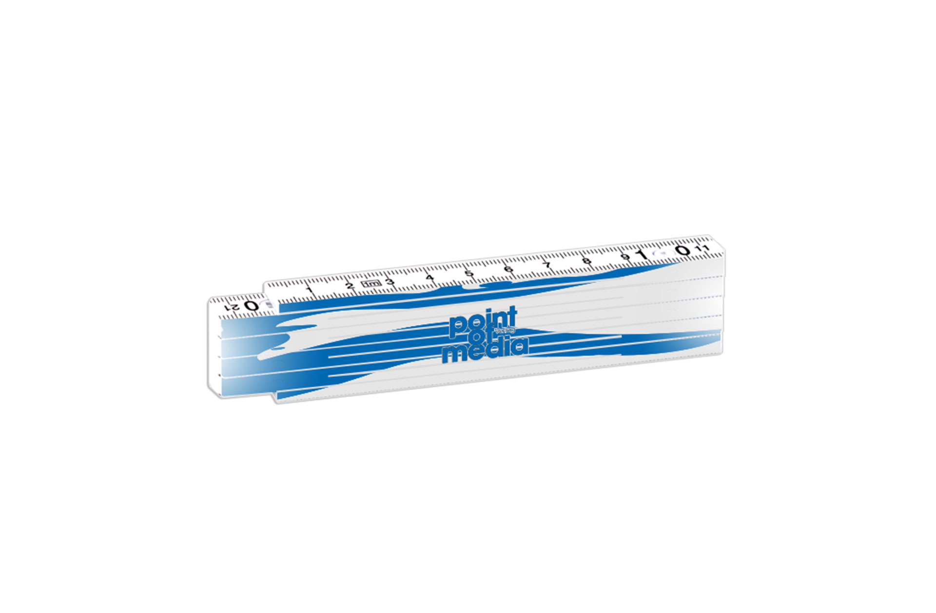 Zollstock aus Kunsstoff sonderfarbe mit Logo Zollstock aus Kunsstoff sonderfarbe mit Logo