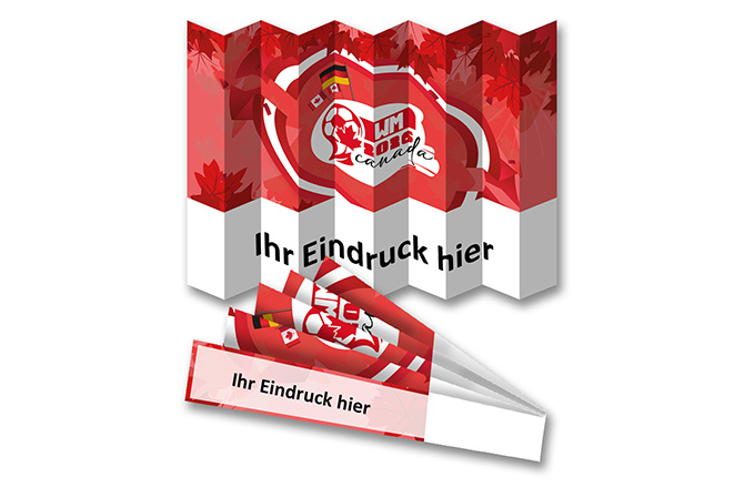Fußball WM 2026 Klatschpappe