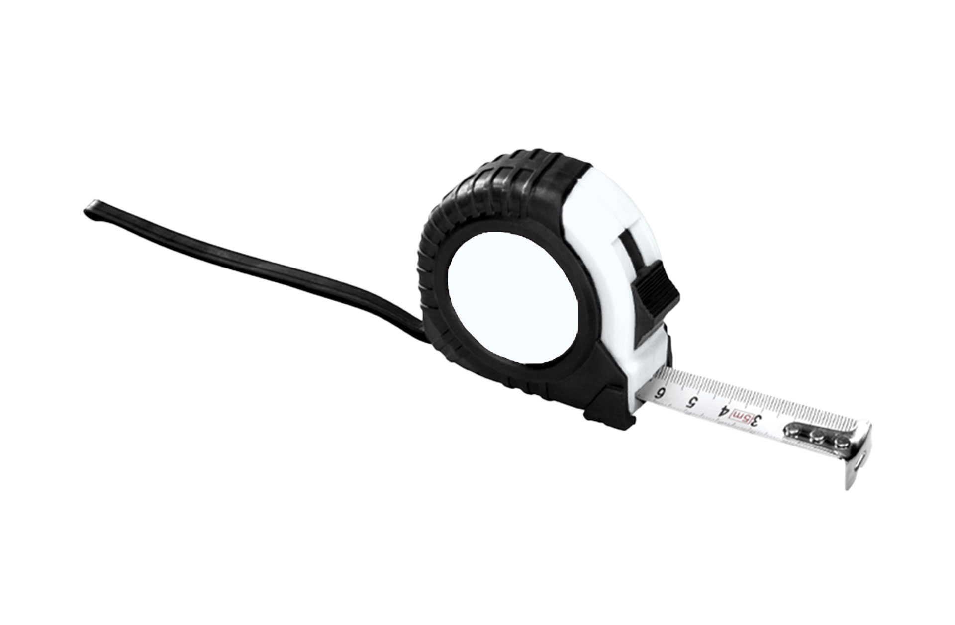 Rollbandmaß weiß vorderseite ohne Logo Rollbandmaß weiß vorderseite ohne Logo