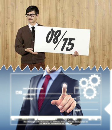 Individueller Spendenscheck