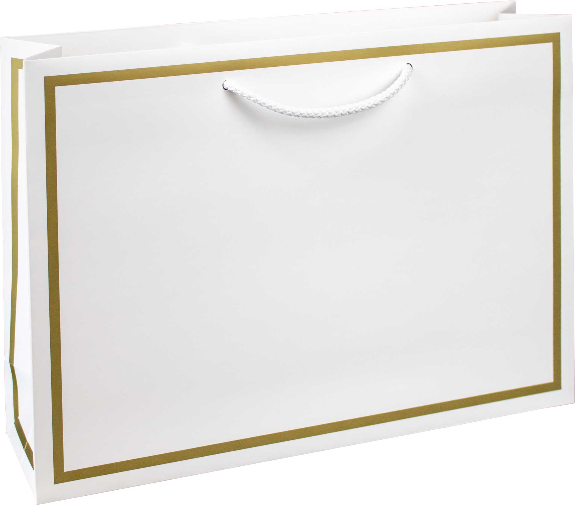 Tragetasche Papier Gala weiß