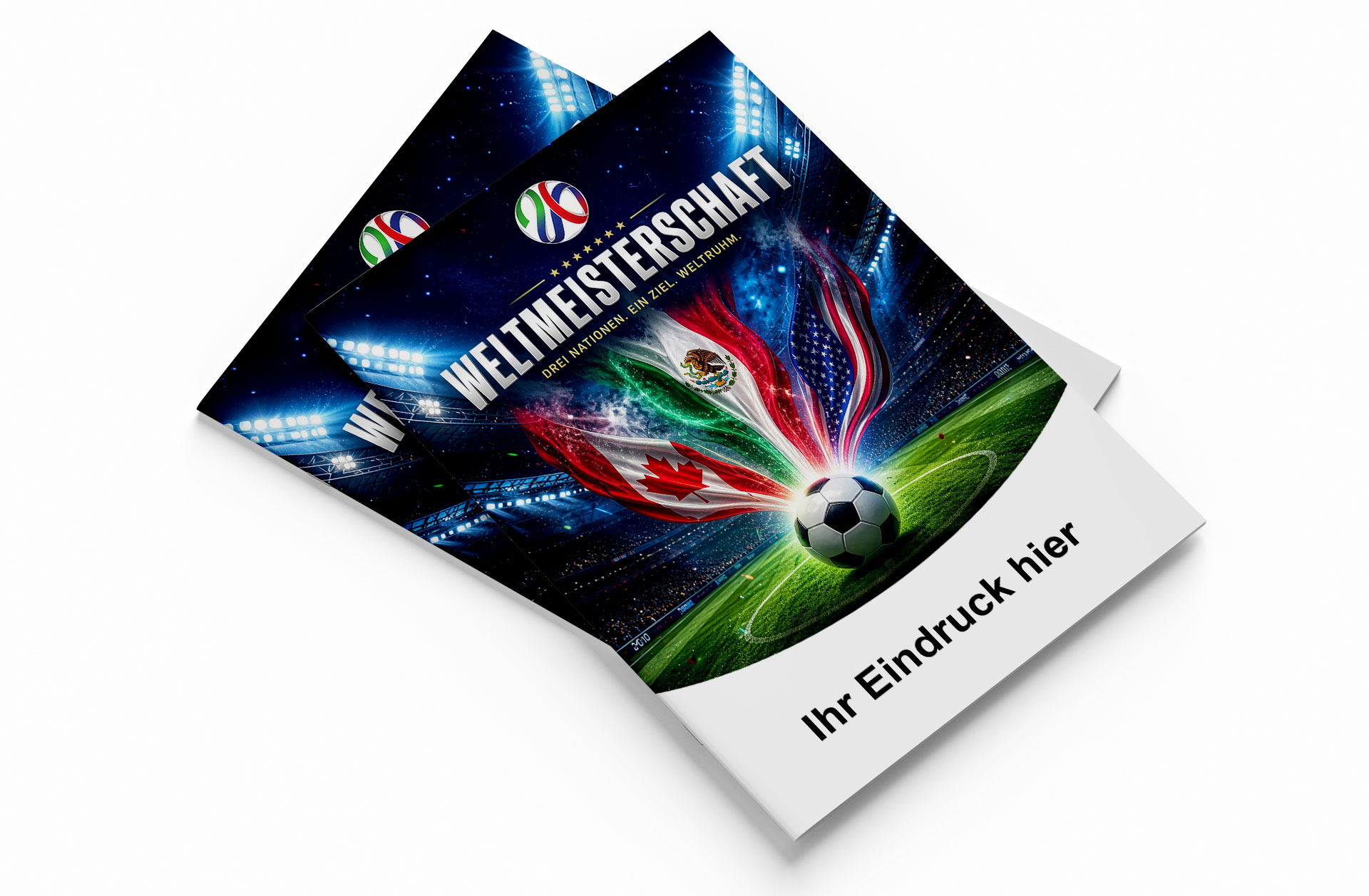 Fußball WM 2026 - Spielplan Broschüre