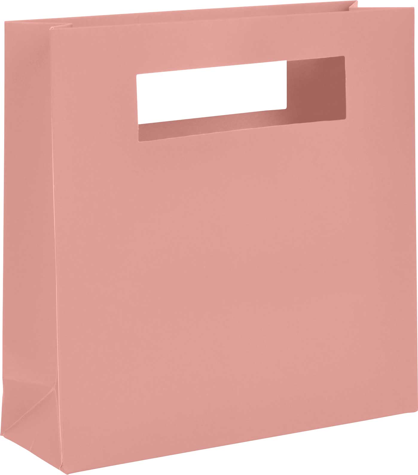 Papier-Tragetasche Avantgarde rosenholz eckig