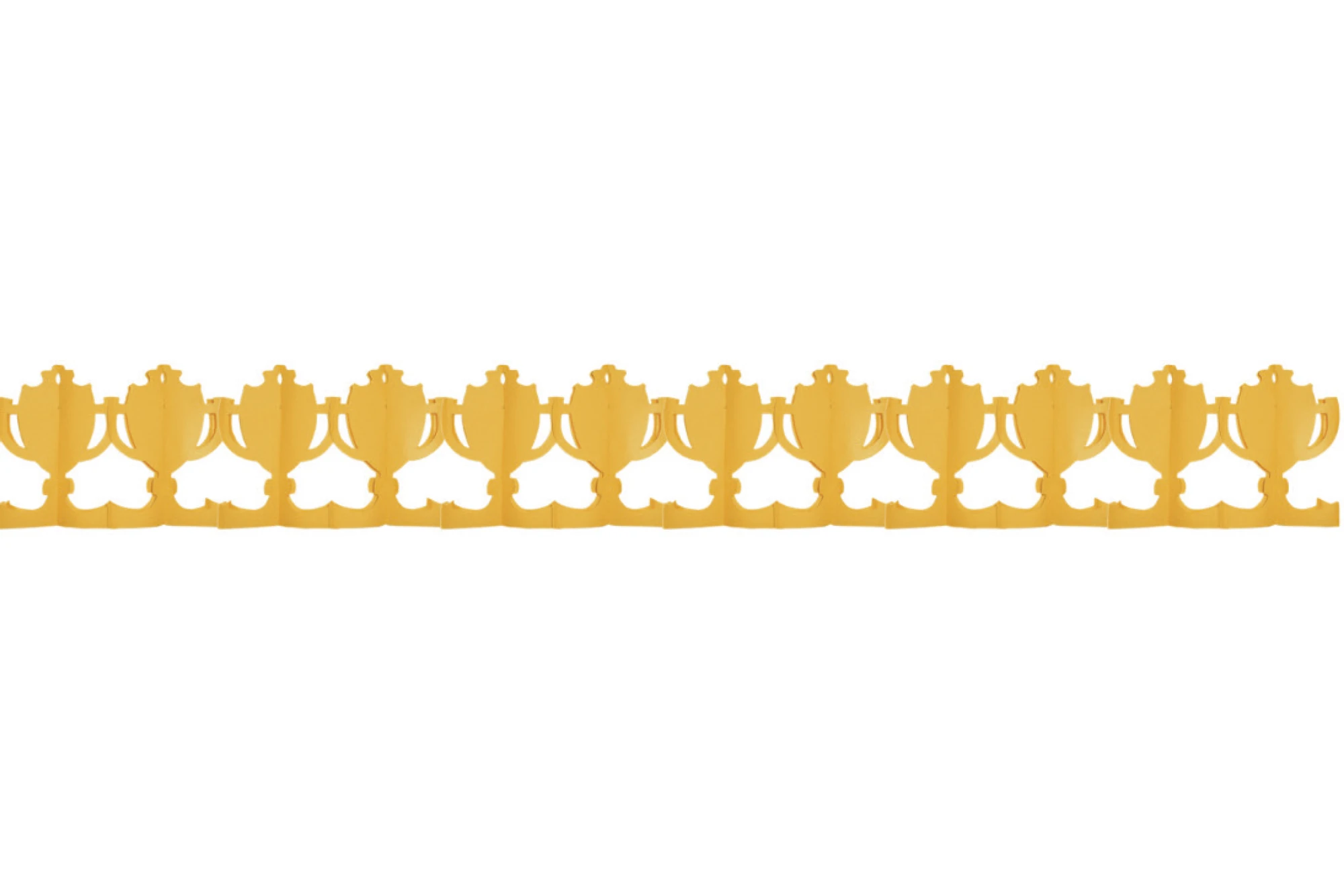 Pokalgirlande Gold-Gelb