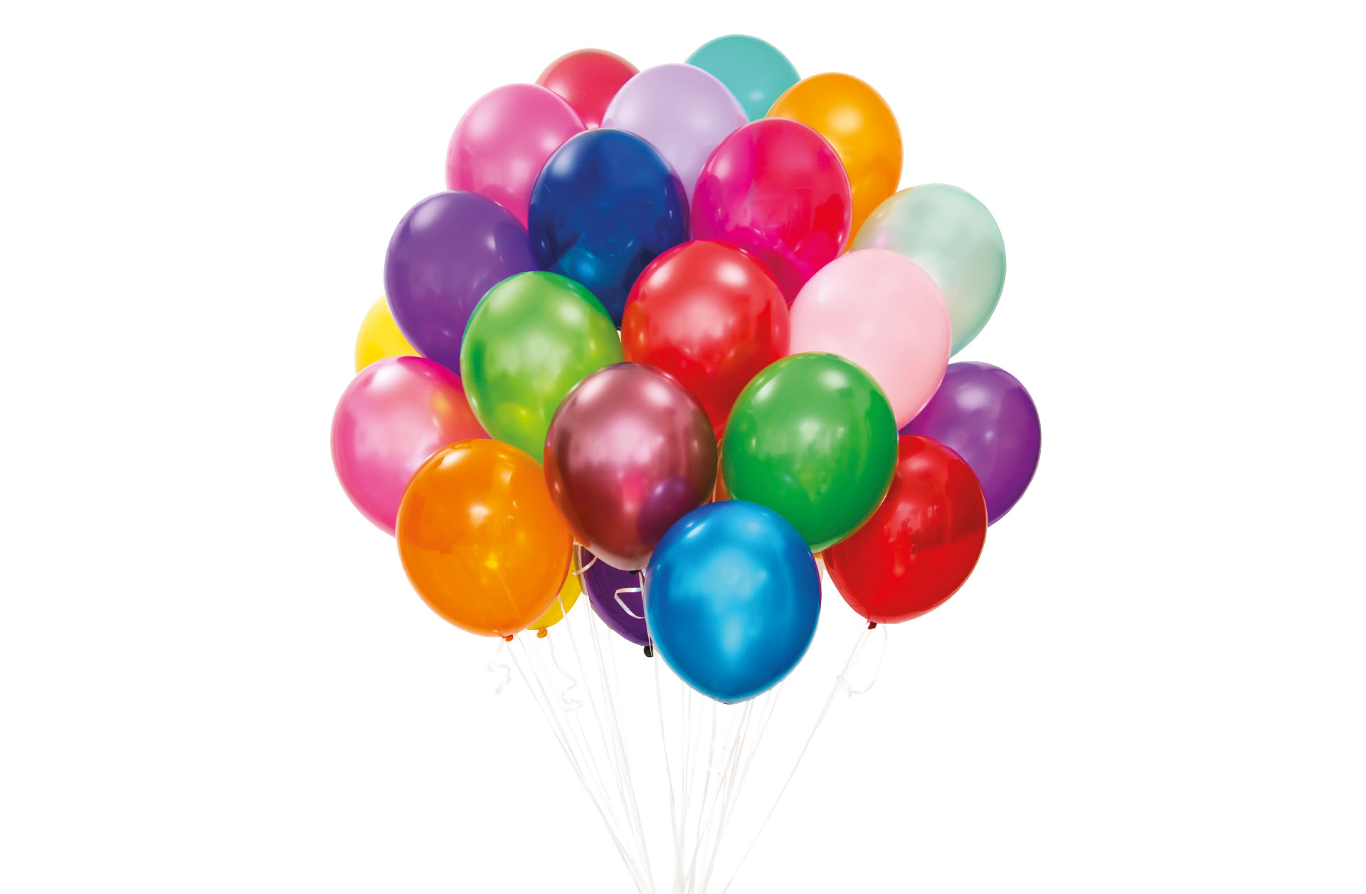 Luftballons ohne Aufdruck bunt