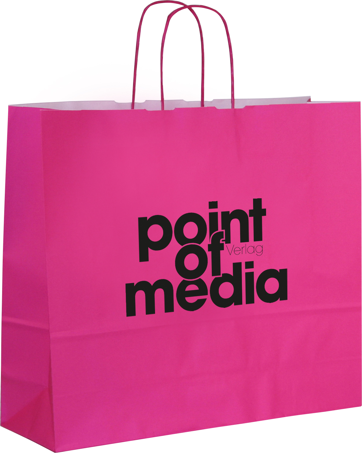 Tragetasche Komfort-Color magenta mit Logo Tragetasche Komfort-Color magenta mit Logo