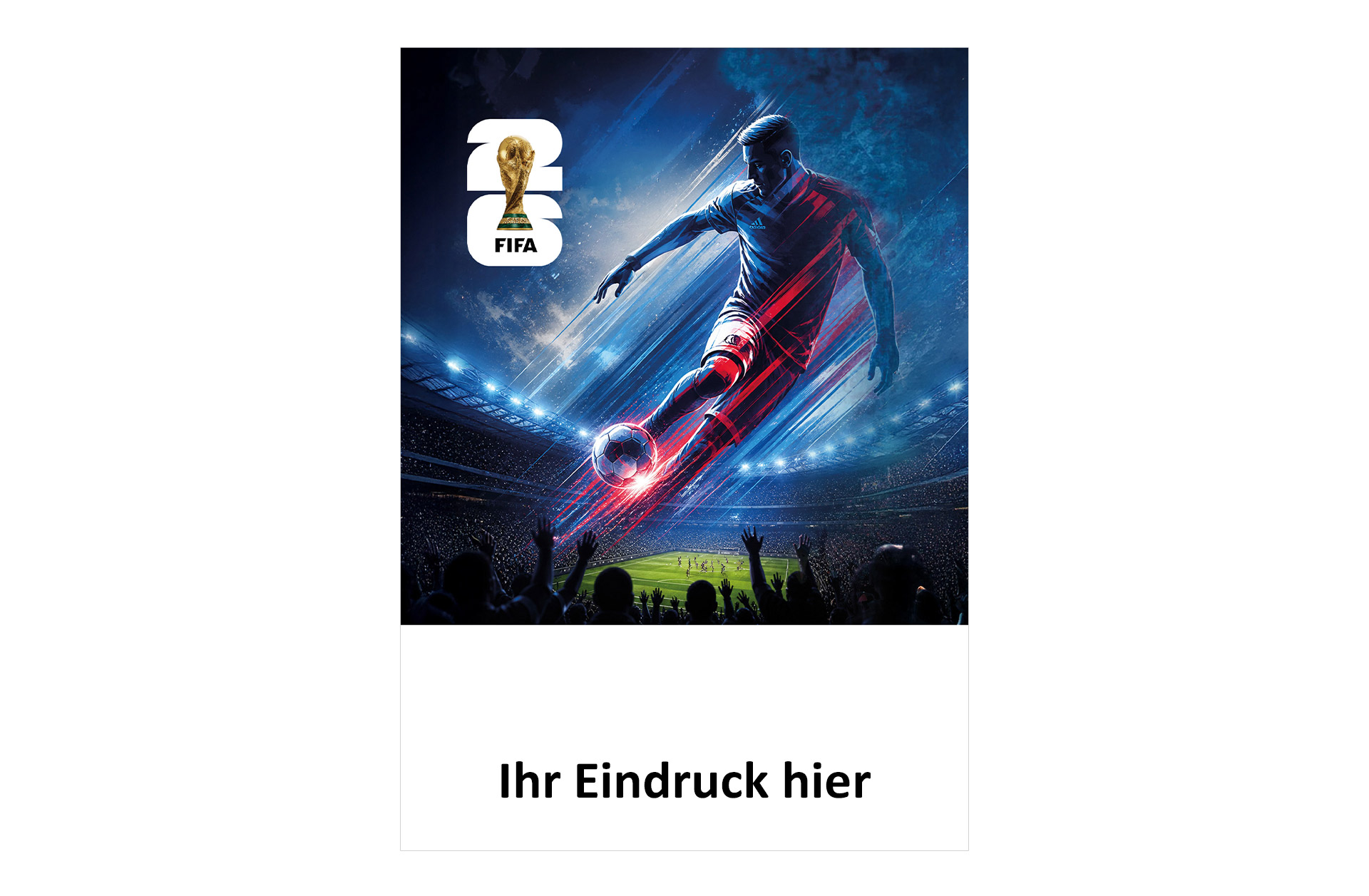 Fußball WM 2026 - Spielplan Faltblatt