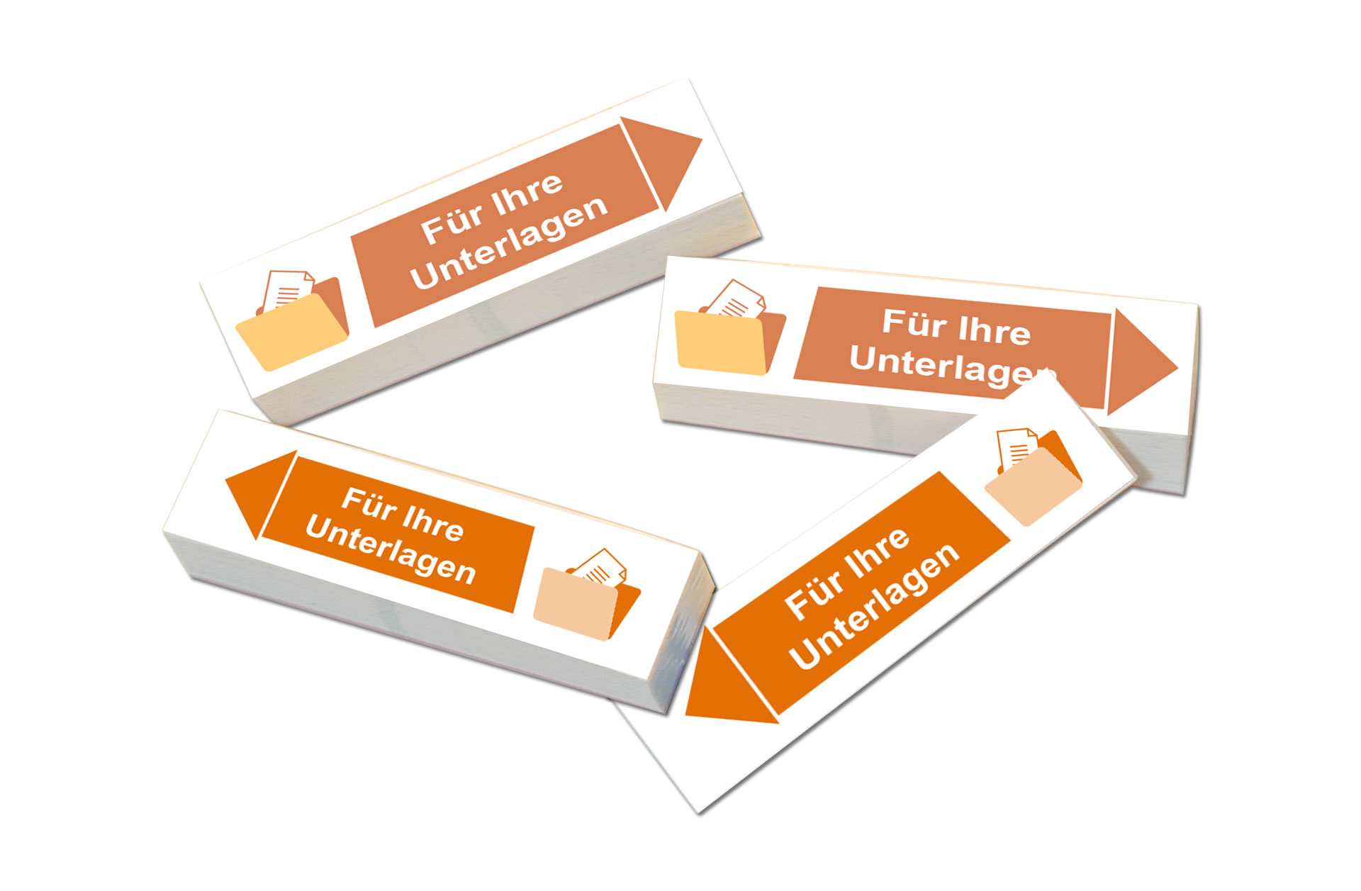 Haftnotizen für Ihre Unterlagen