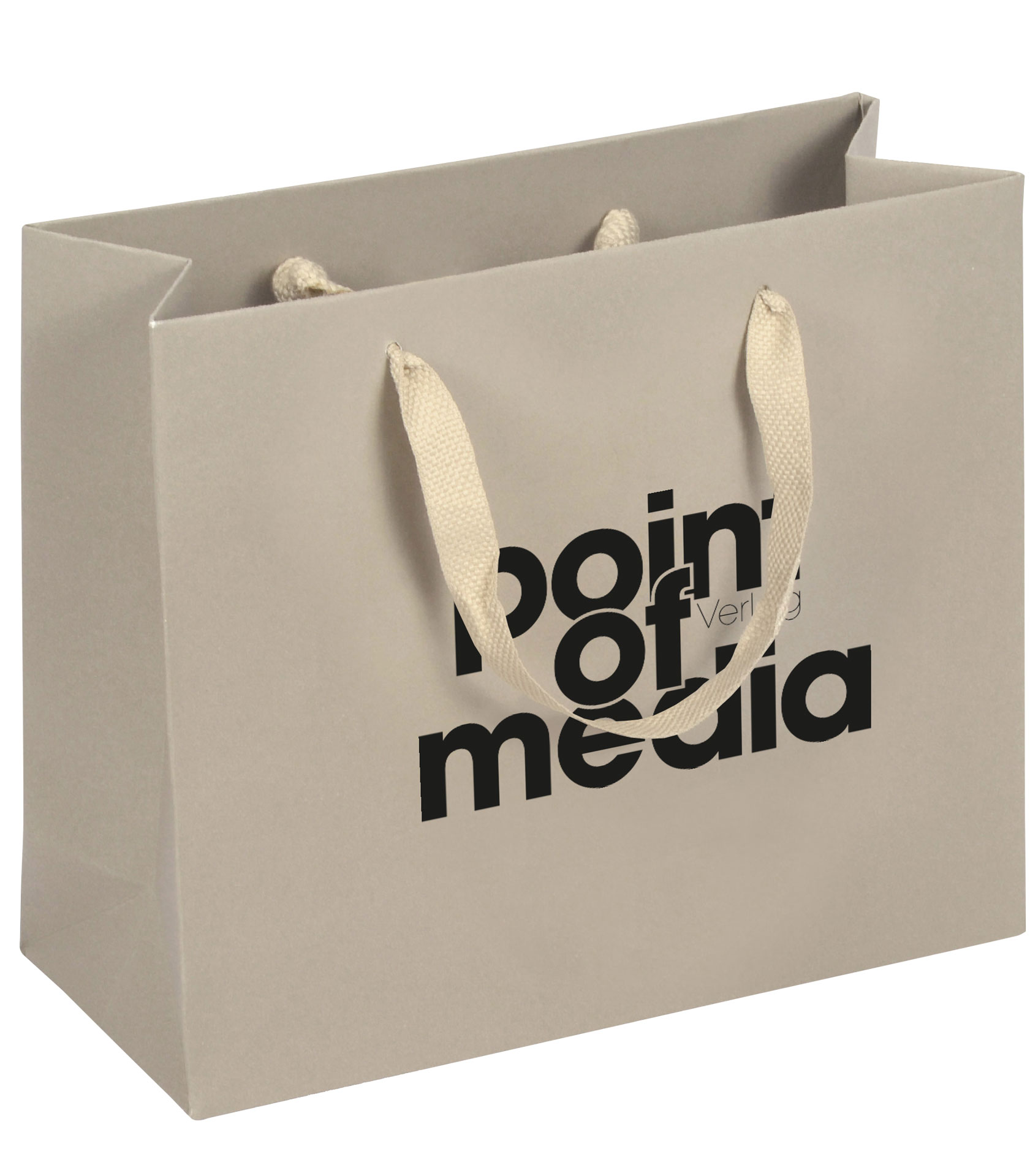 Tragetasche Royal-Uni taupe mit Logo Tragetasche Royal-Uni taupe mit Logo