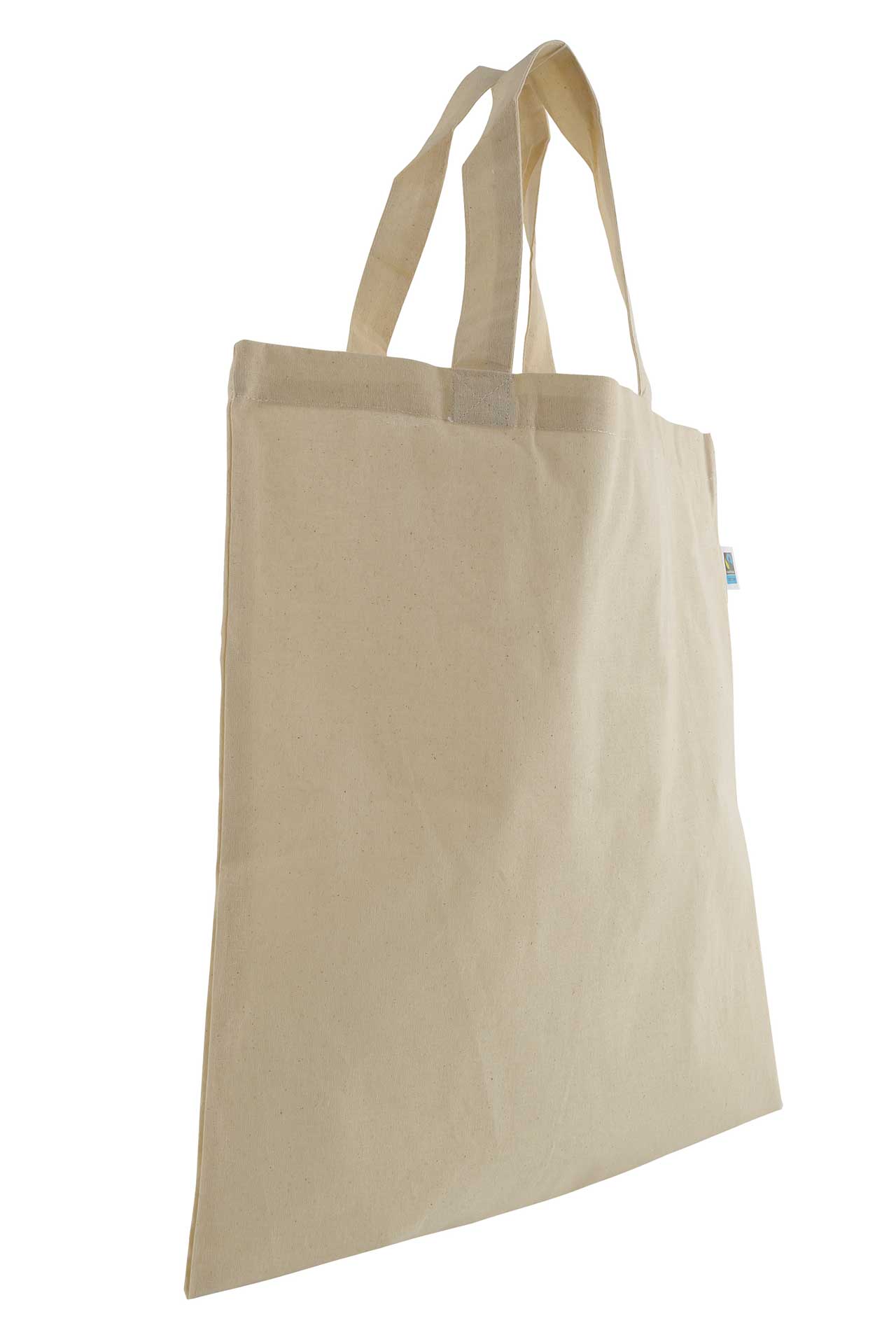 Tragetasche Baumwolle Fairtrade natur Baumwoll-Tragetasche FAIRTRADE