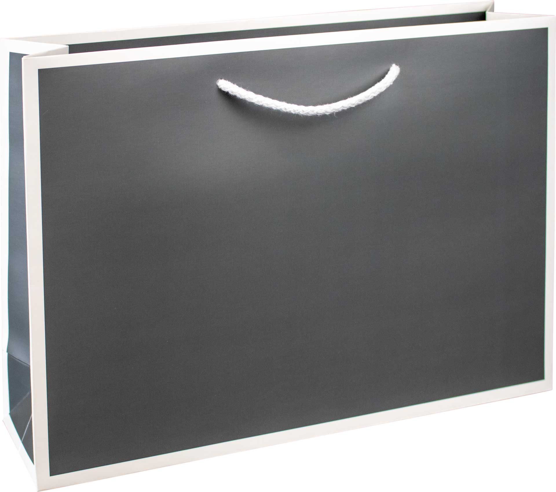 Tragetasche Papier Granit anthrazit