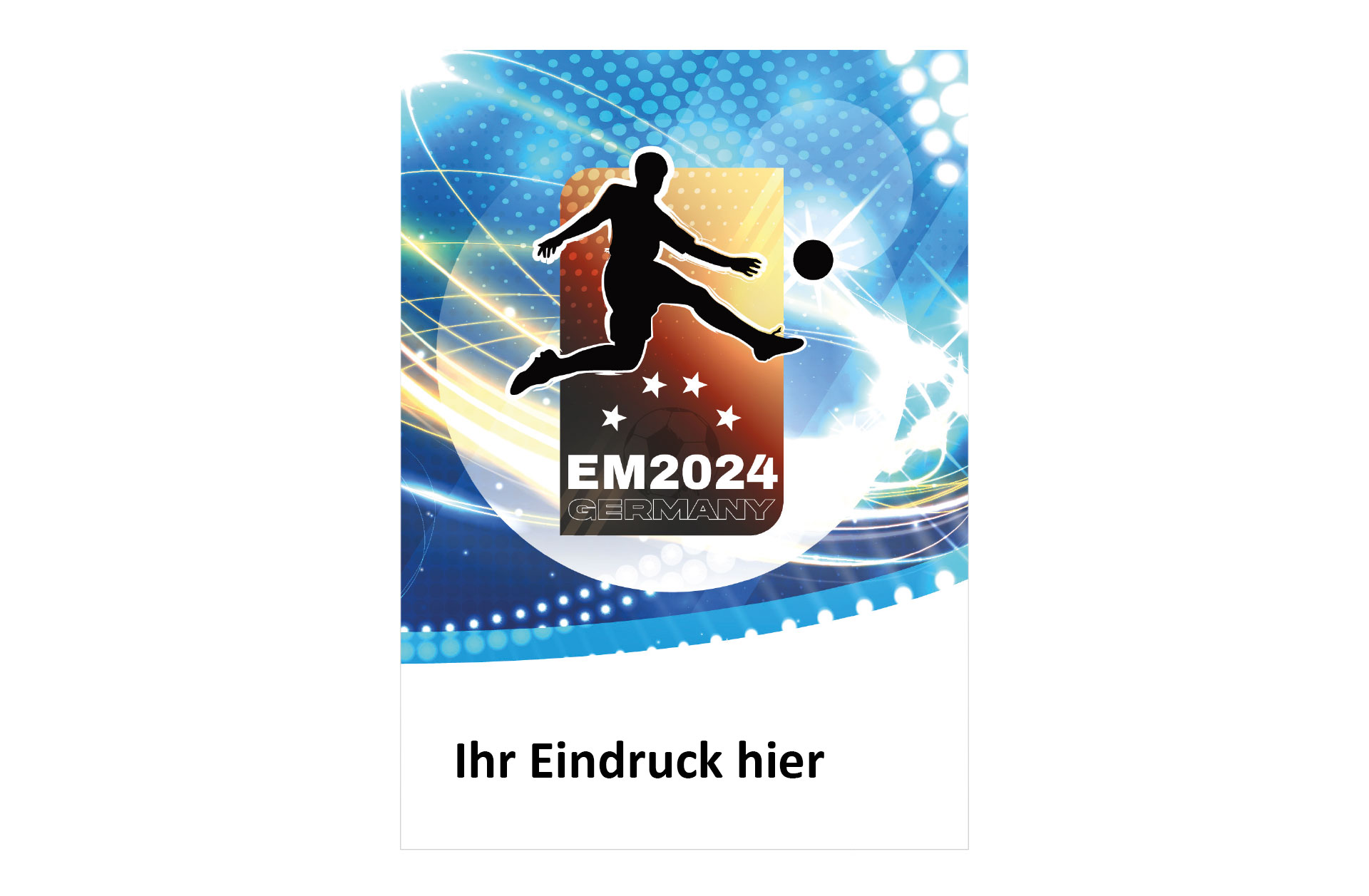 EM 2024 Wandplaner Deckblatt neutral