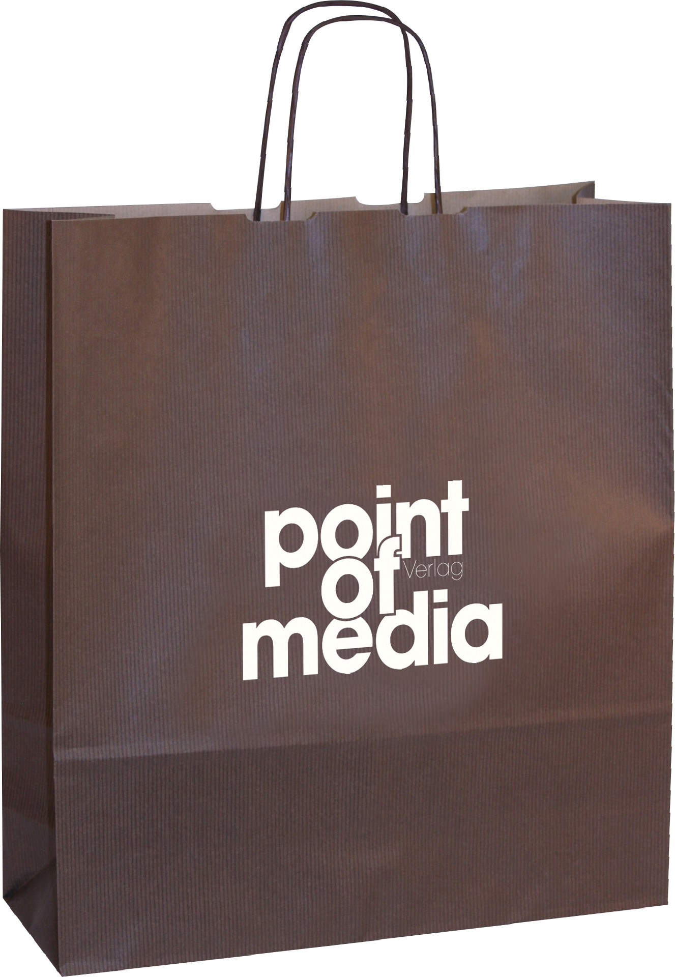 Tragetasche Komfort-Klassik caffee mit Logo Tragetasche Komfort-Klassik caffee mit Logo