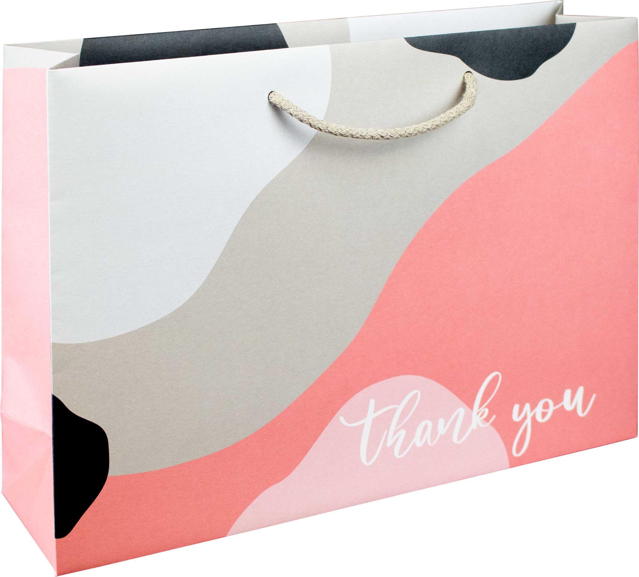 Tragetasche Thank you camouflage Papier-Tragetasche "Thank you"