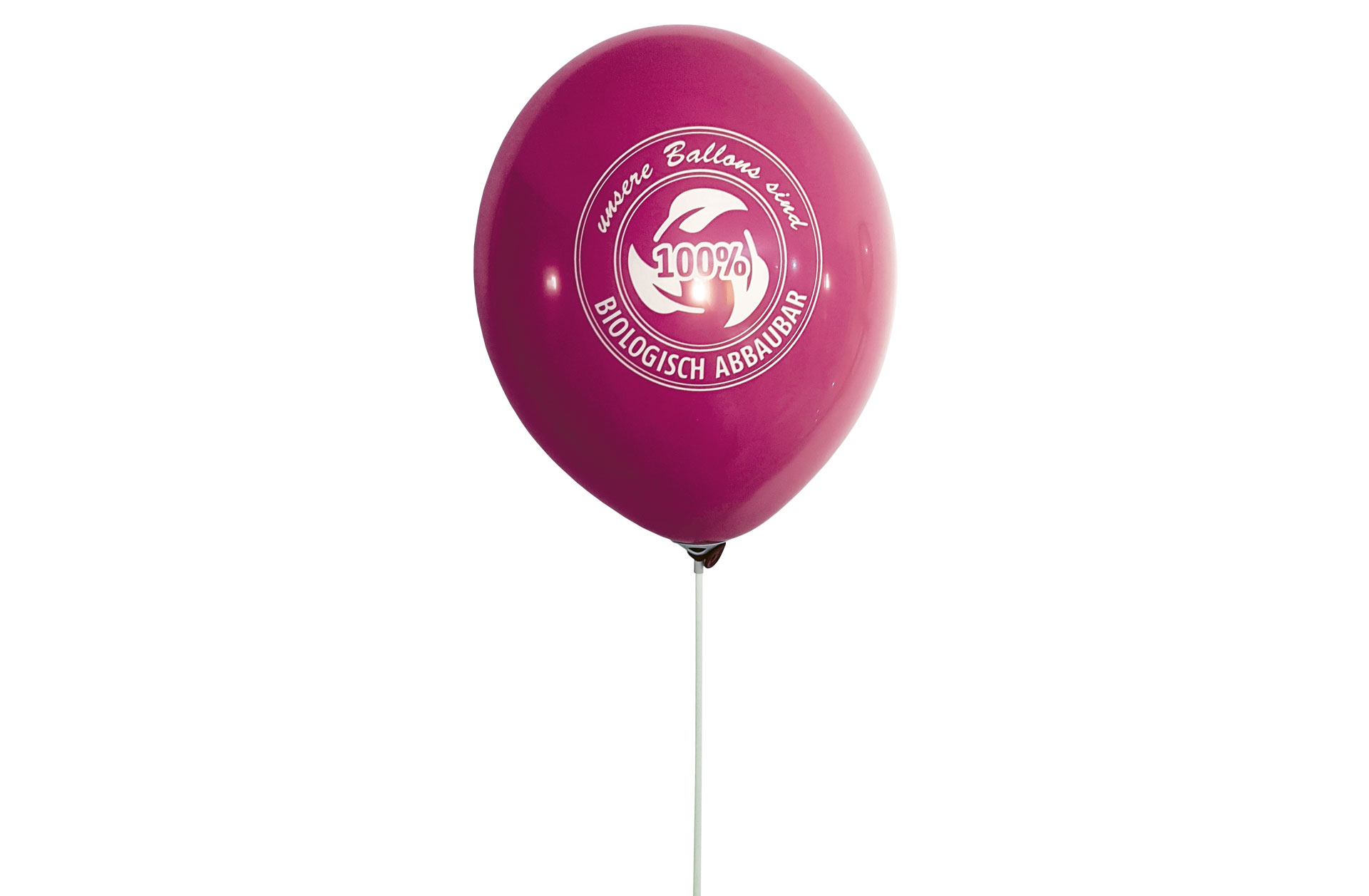 Luftballonstab voll