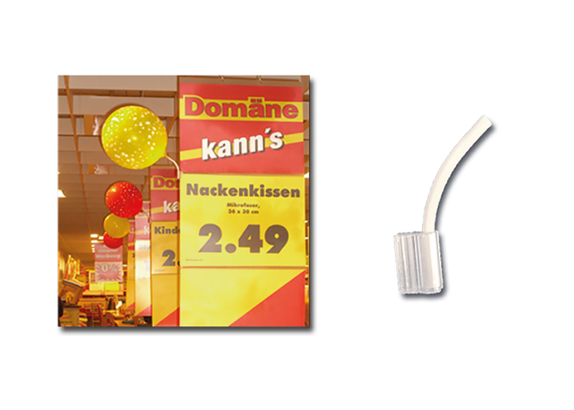 Ballonfontäne Plakatfontäne 2
