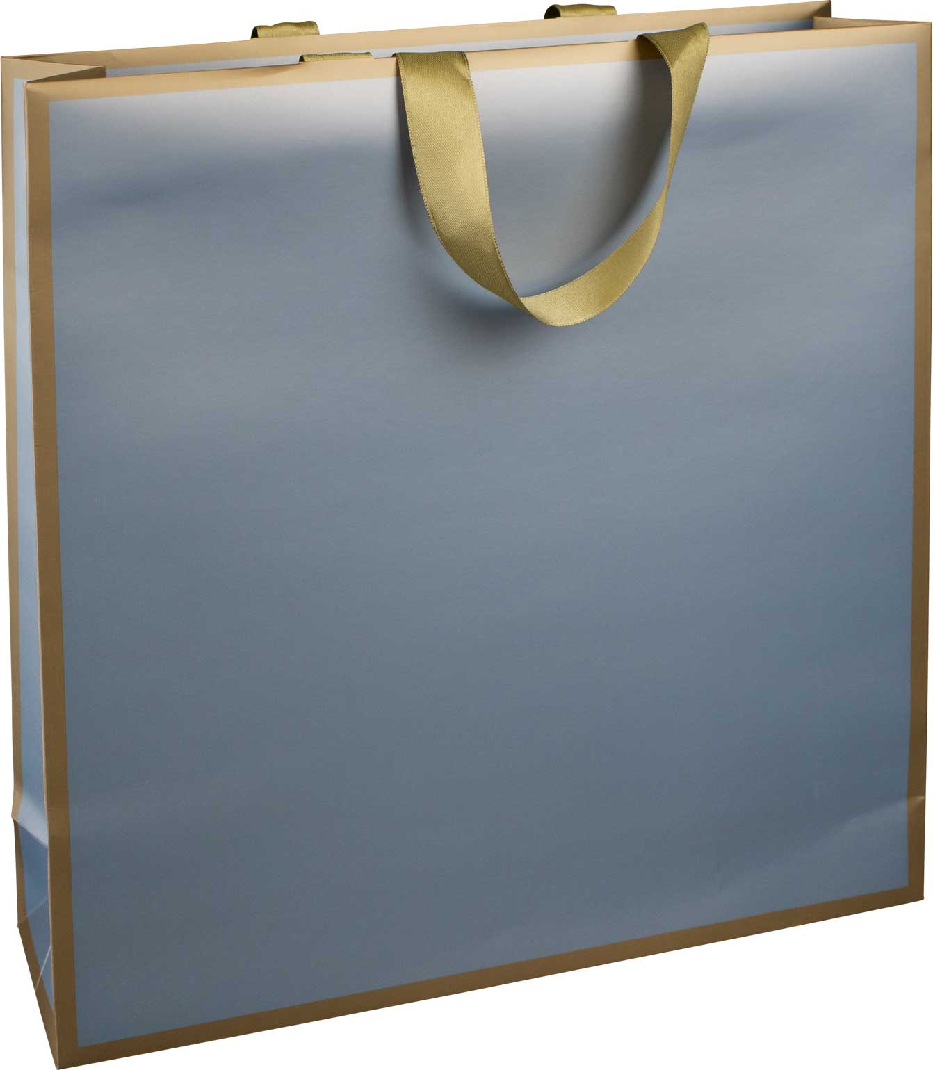 Tragetasche Papier Diplomat stahlblau
