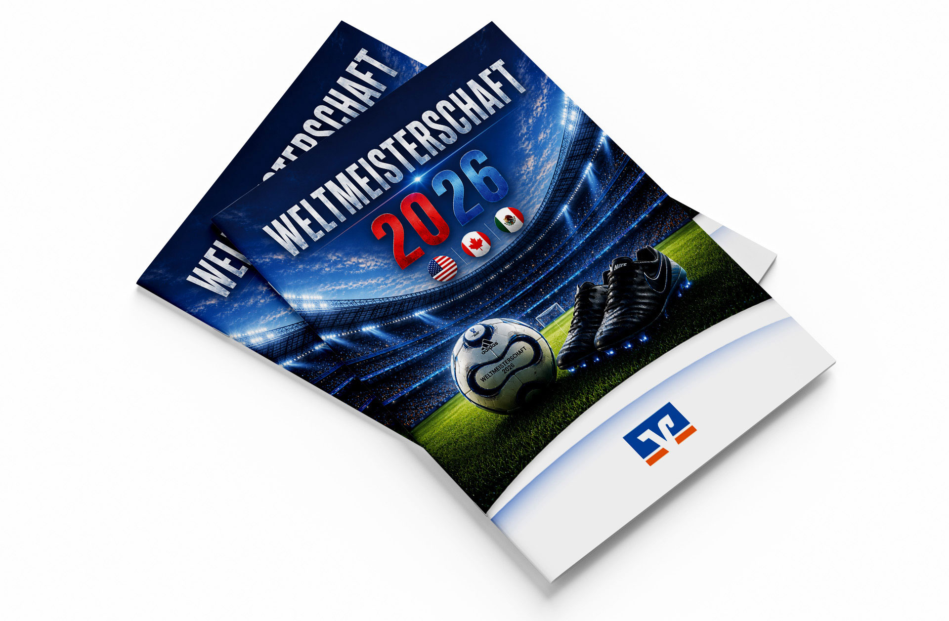 Fußball WM 2026 - Spielplan Broschüre Volksbank