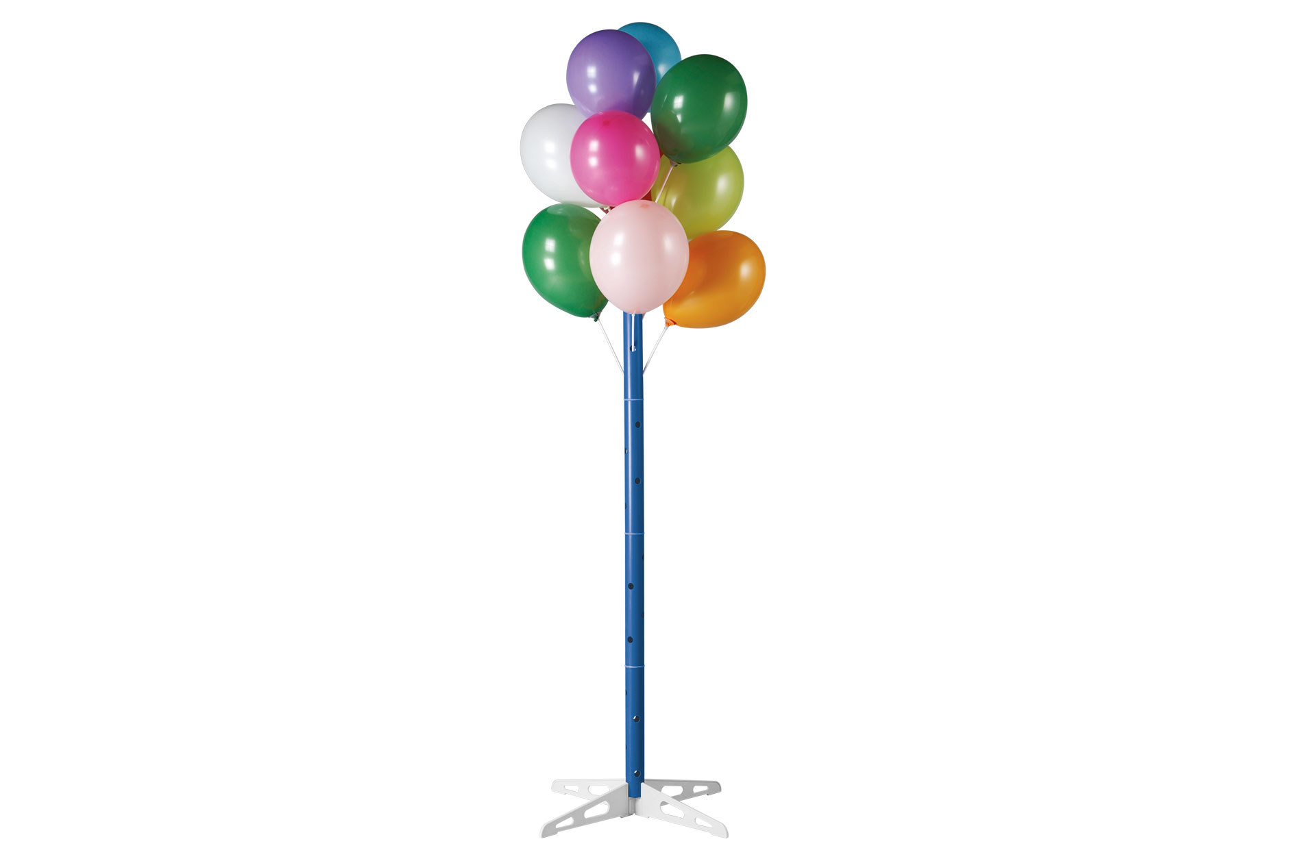 Ballonständer blau-weiß