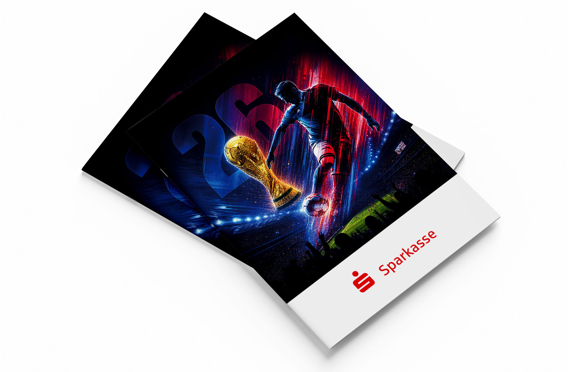 Fußball WM 2026 - Spielplan Broschüre Sparkasse