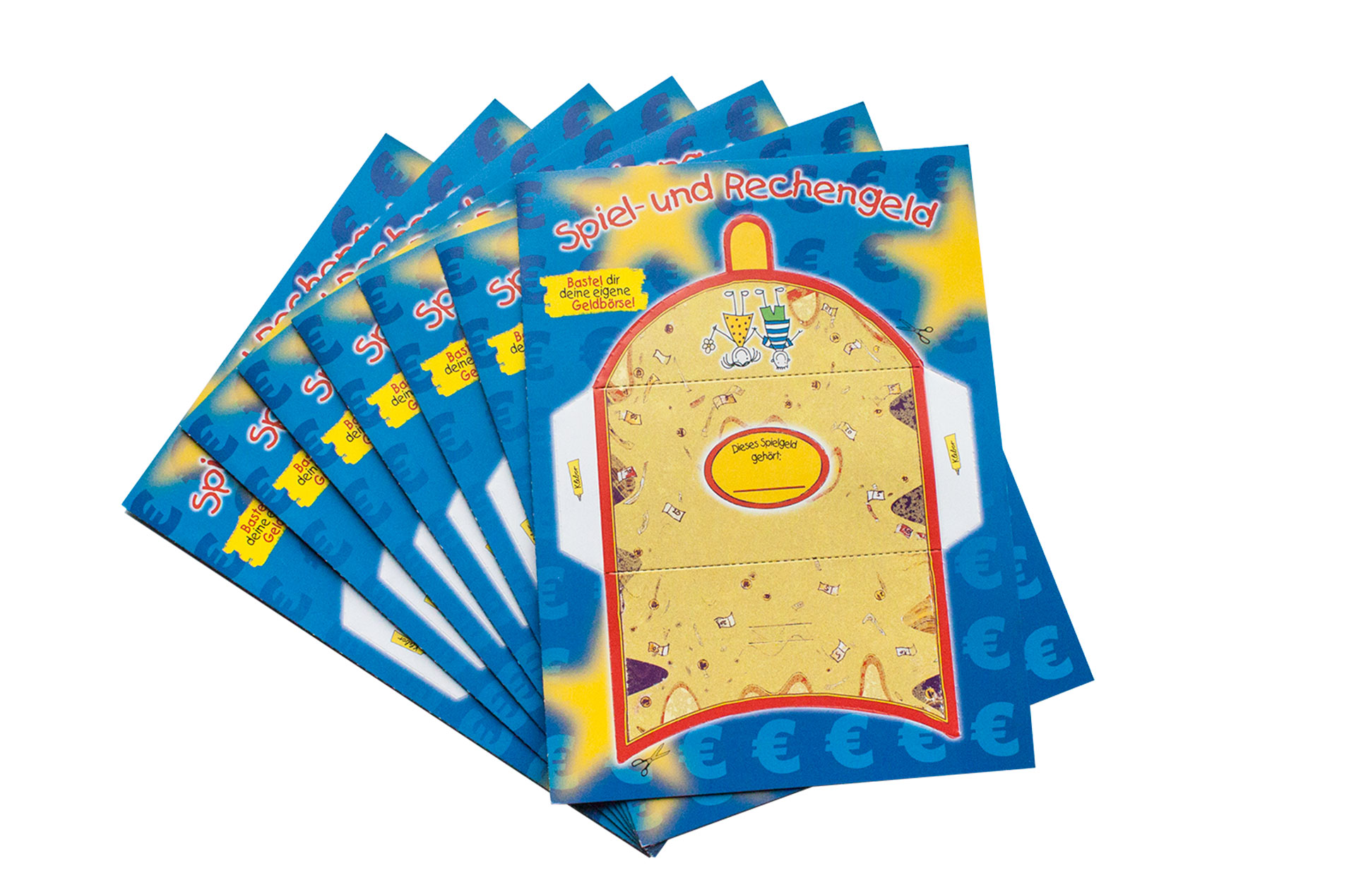Spielgeld mit Logo Bogen