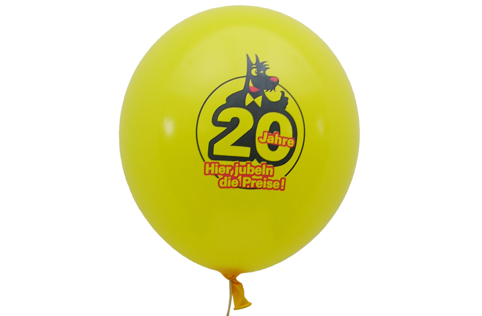 Bedruckte Luftballons im Siebdruck