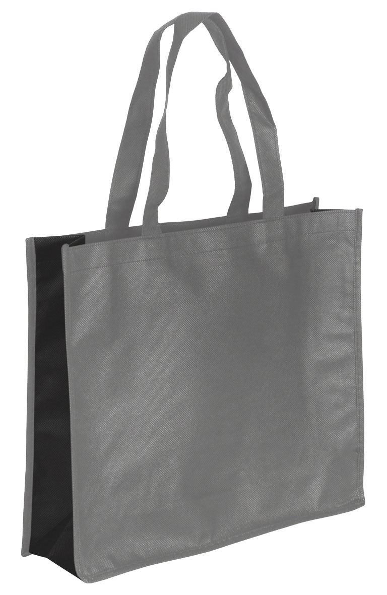 Non-Woven Tragetasche Daily grau-dunkelgrau