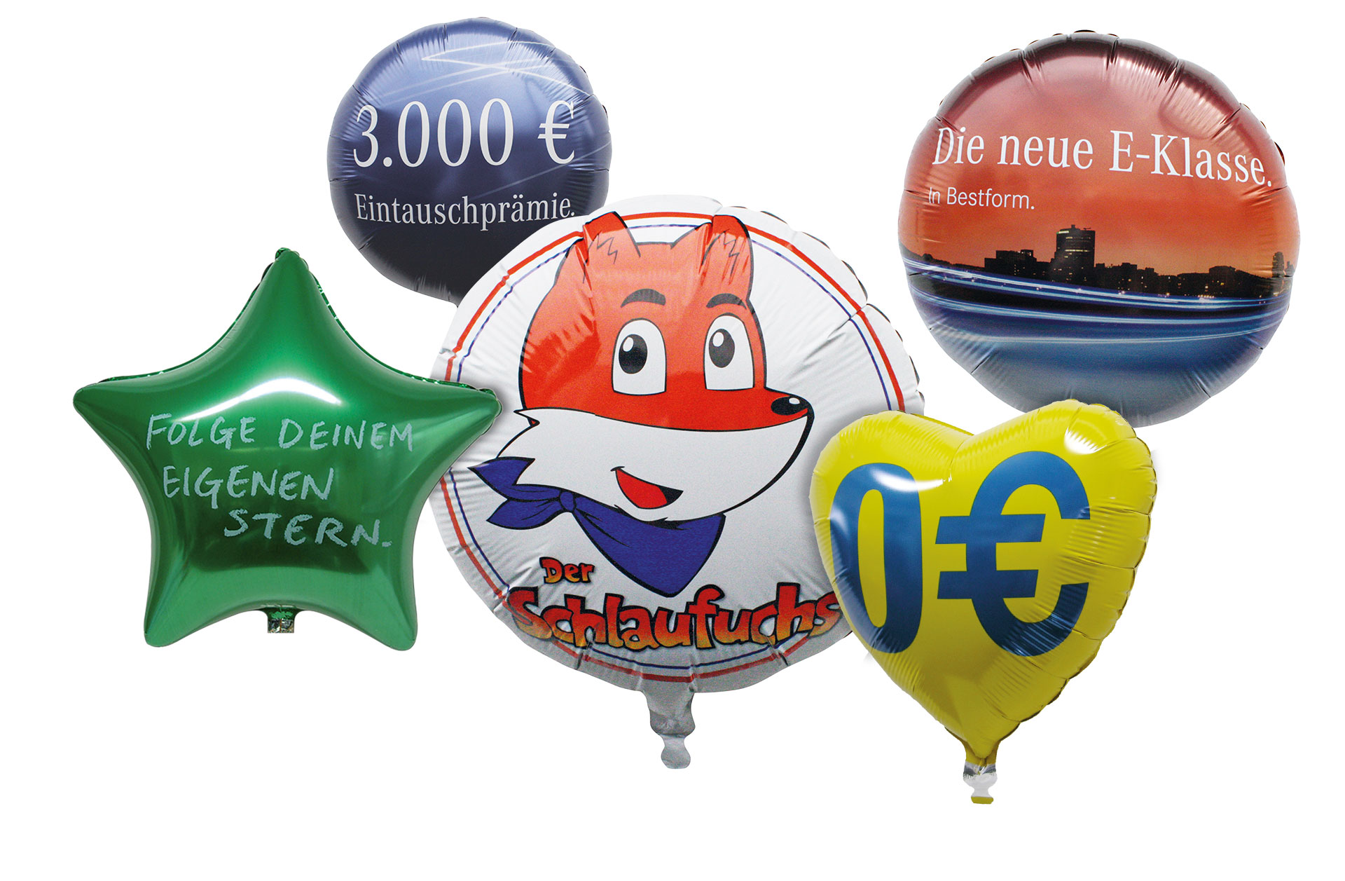 Folienballons im Digital- und Flexodruck