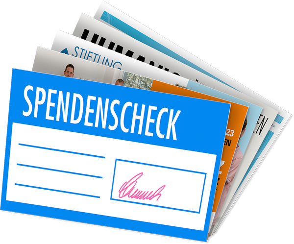 Bedruckte Spendenschecks Individuelle Spendenschecks