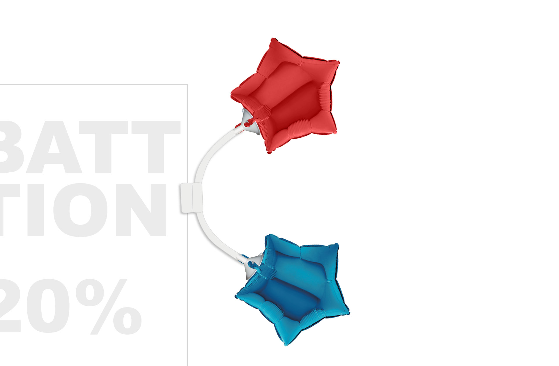 Ballonfontänen 2er-Halterung