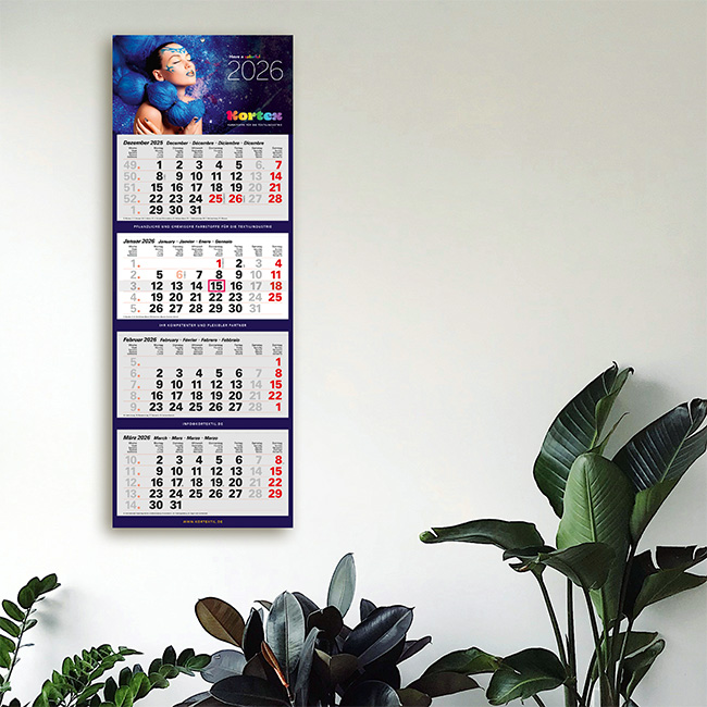 primus euro west 4-monats-kalender