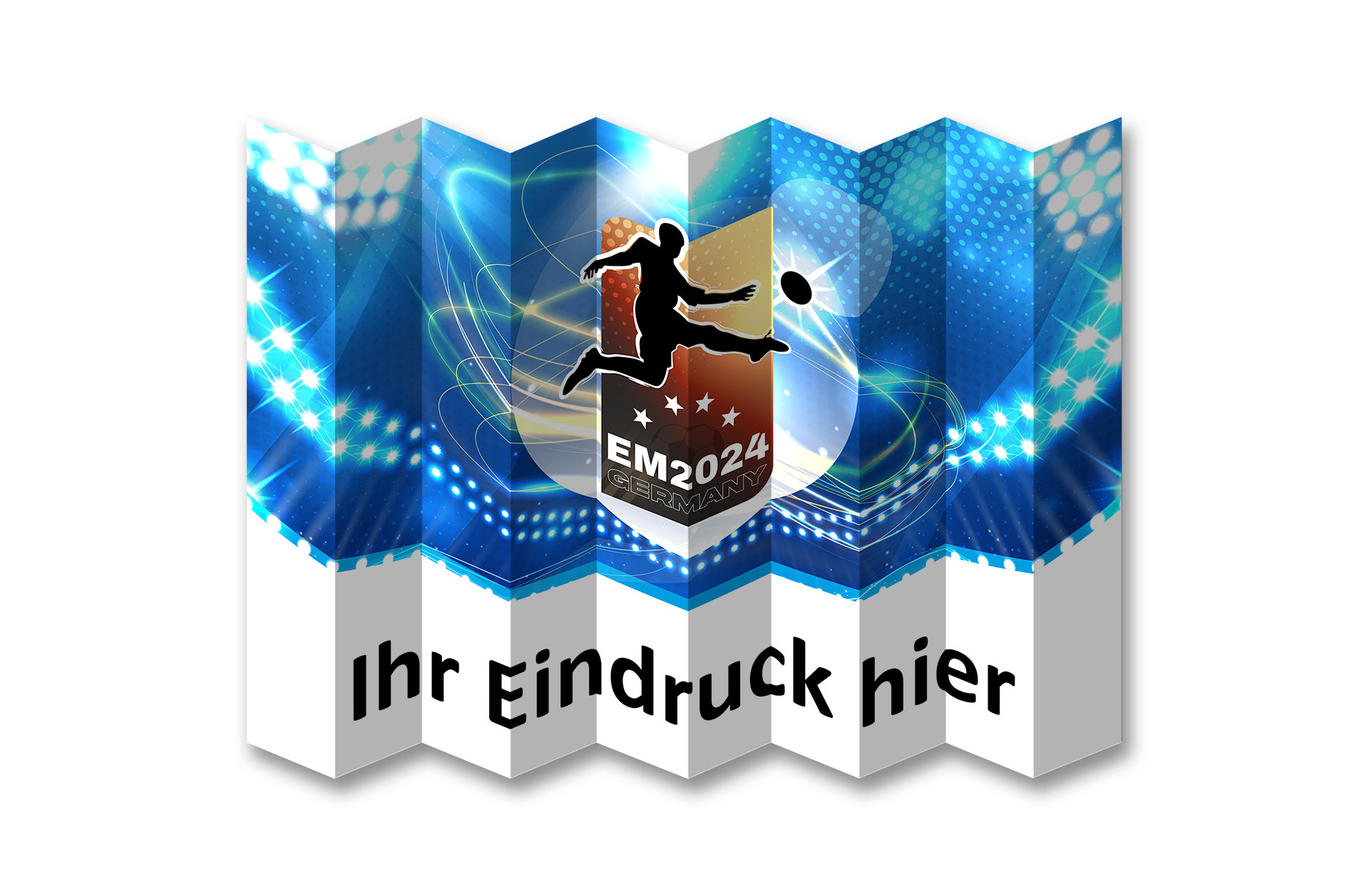 Fußball EM 2024 Klatschpappe