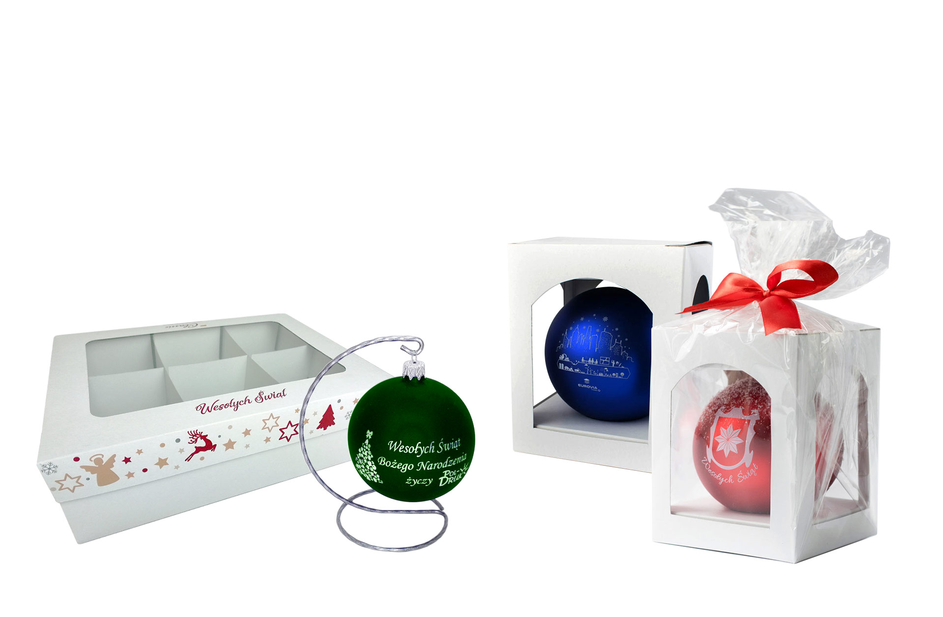 Weihnachtskugelverpackung