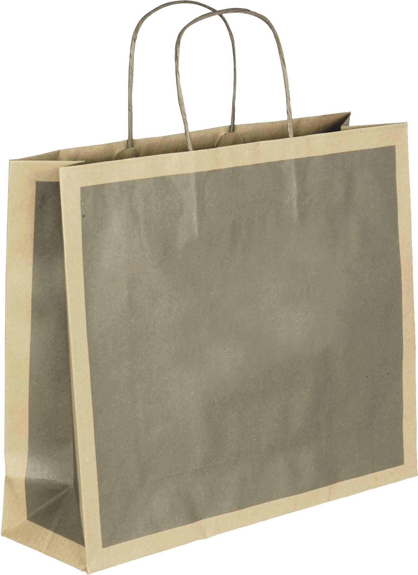 Tragetasche Papier Eco grau