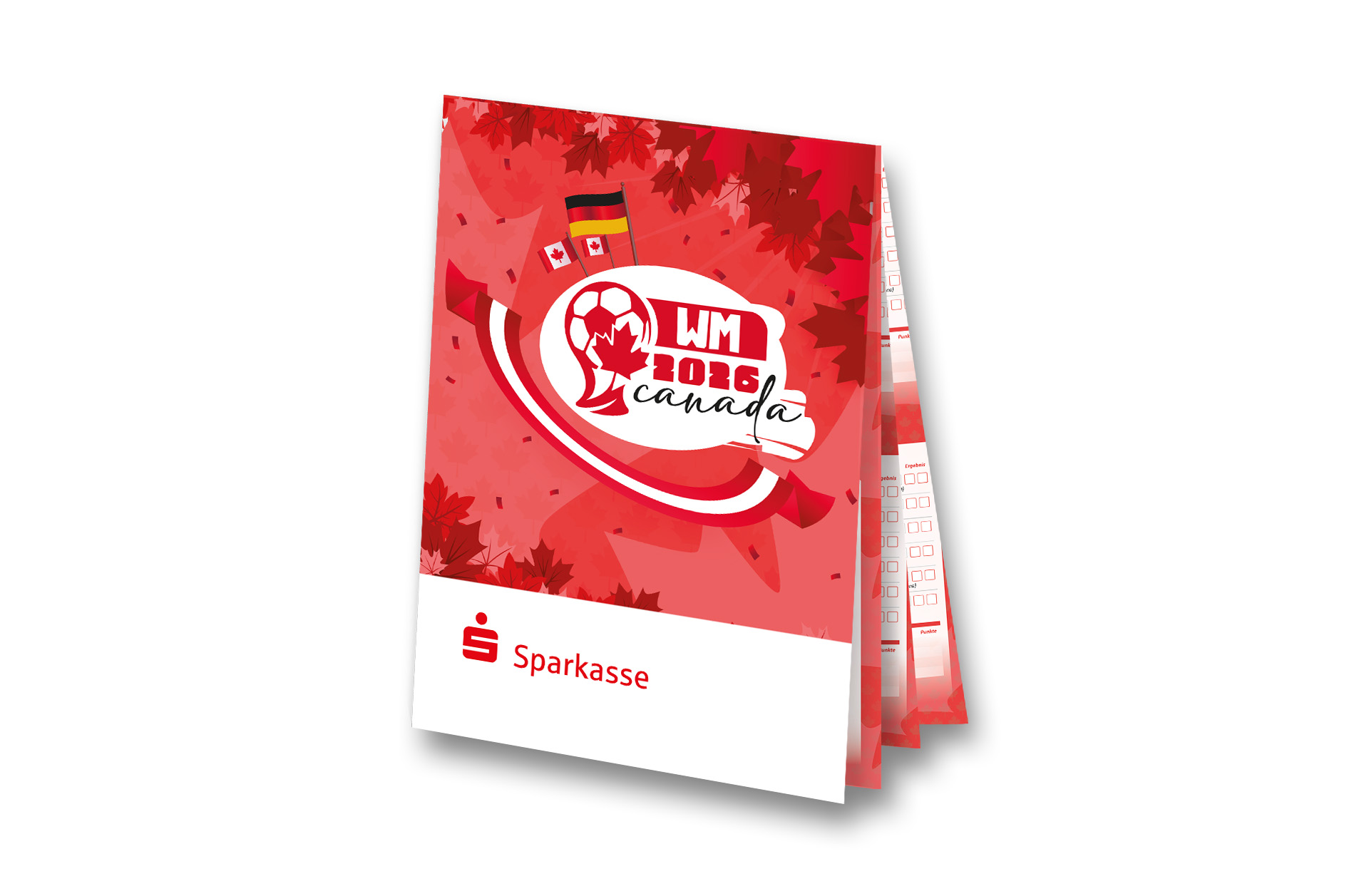 Fußball WM 2026 Spielplan Faltblatt Sparkasse Fußball WM 2026 Spielplan Faltblatt Sparkasse