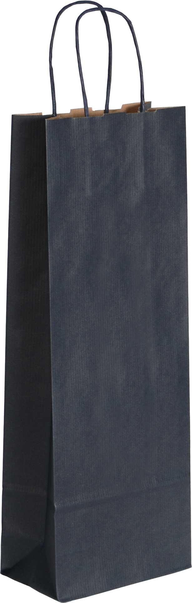 Bedruckte Tragetasche Flaschentasche Komfort blau