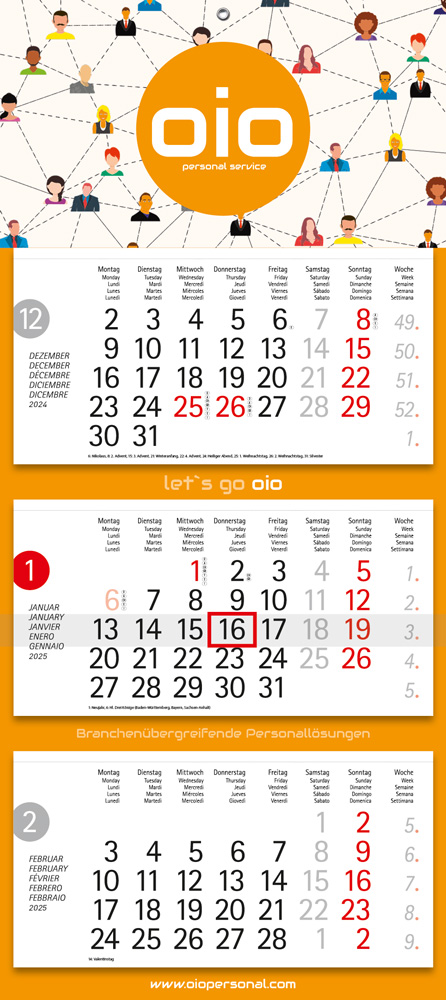 3-Monatskalender "Tradition Euro West 3M" 3-Monatskalender "Tradition Euro West 3M"